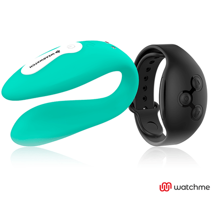 WEARWATCH - DUAL TECHNOLOGY VIBRATOR WATCHME AQUAMARINE / JET - Kink&Play