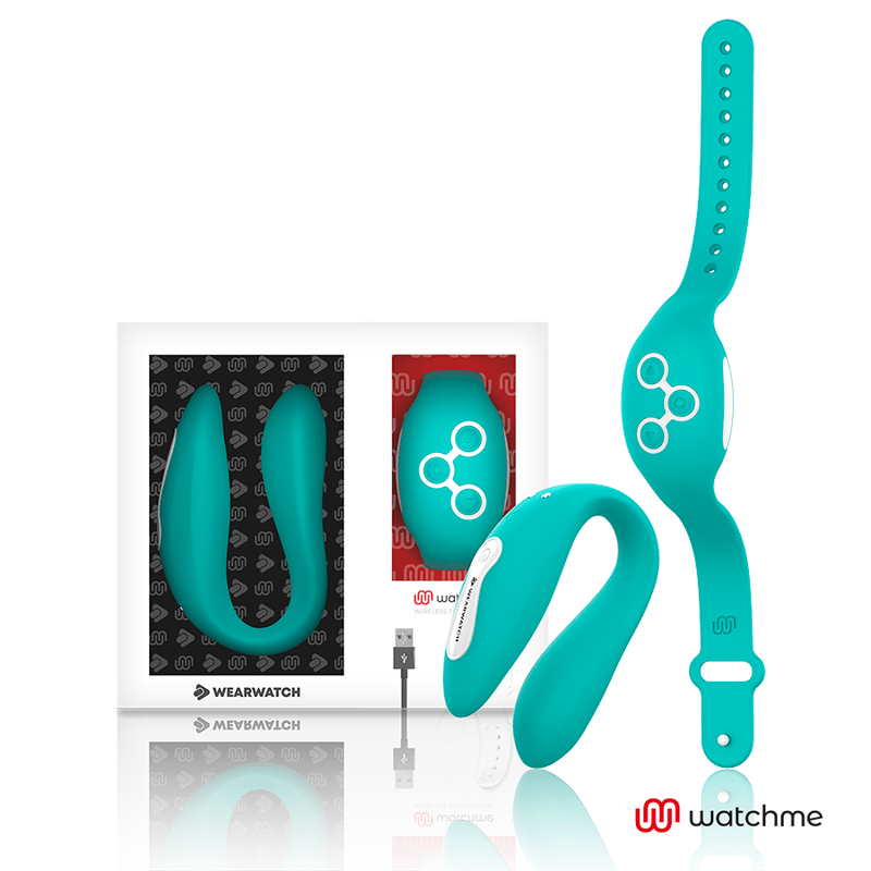 WEARWATCH - DUAL TECHNOLOGY WATCHME LIGHT GREEN VIBRATOR - Kink&Play