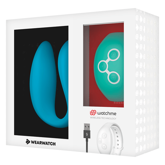WEARWATCH - DUAL TECHNOLOGY WATCHME VIBRATOR INDIGO/SEAWATER - Kink&Play