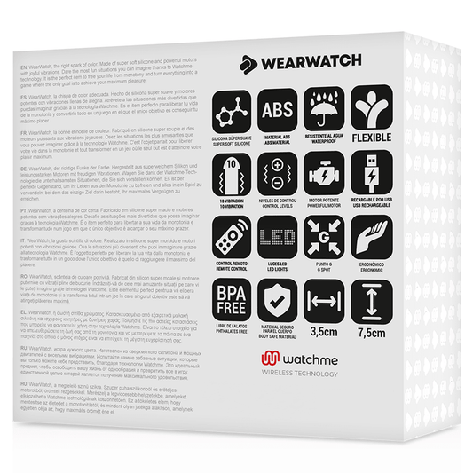 WEARWATCH - EGG REMOTE CONTROL TECHNOLOGY WATCHME SEAWATER - Kink&Play
