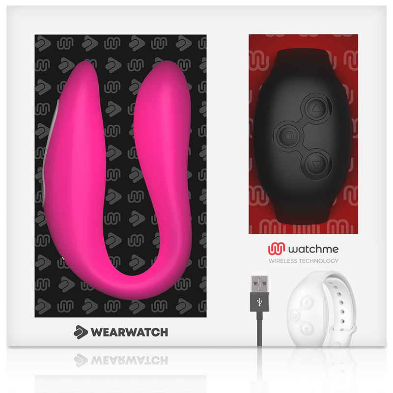 WEARWATCH - WATCHME DUAL TECHNOLOGY VIBRATOR FUCHSIA/AZABACHE - Kink&Play