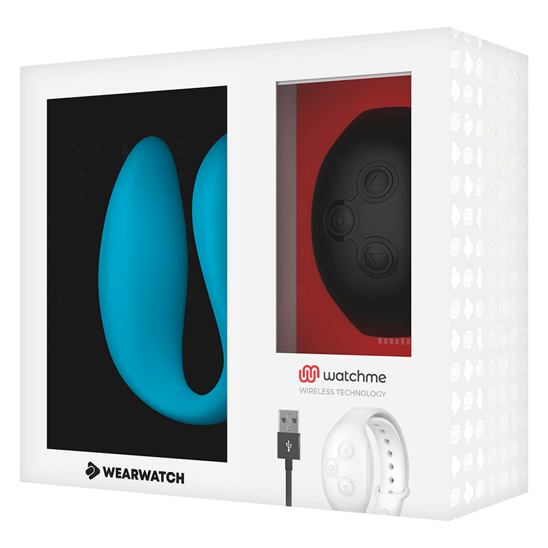 WEARWATCH - WATCHME DUAL TECHNOLOGY VIBRATOR INDIGO / JET - Kink&Play