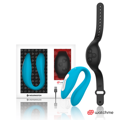 WEARWATCH - WATCHME DUAL TECHNOLOGY VIBRATOR INDIGO / JET - Kink&Play