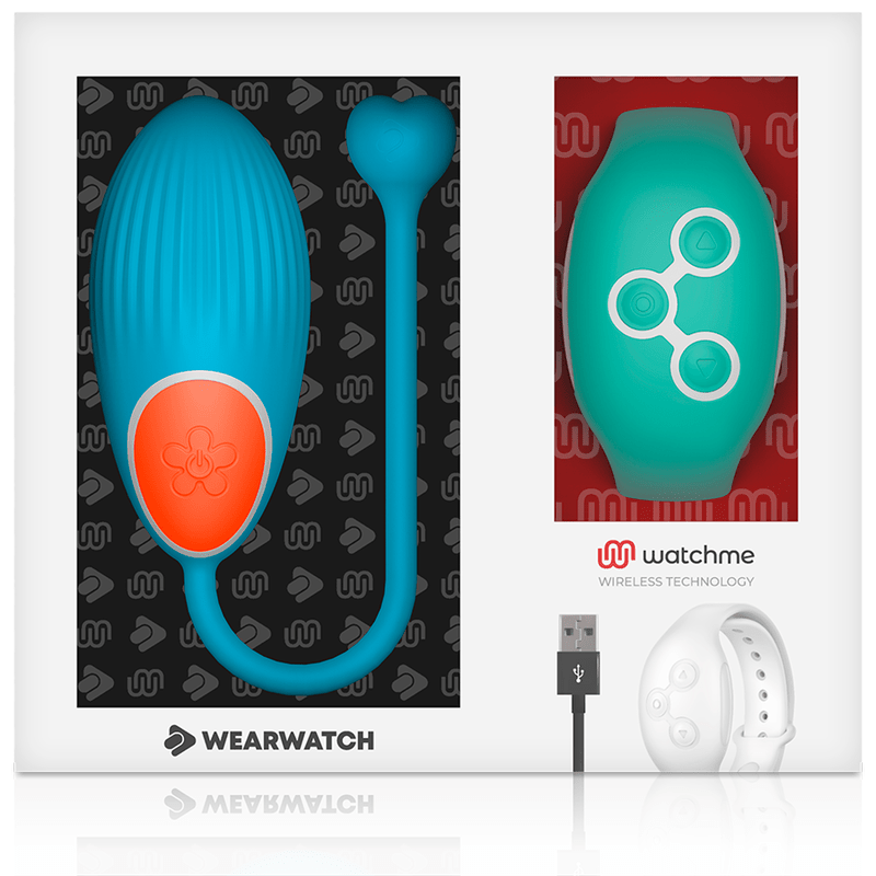 WEARWATCH - WATCHME TECHNOLOGY REMOTE CONTROL EGG BLUE / AQUAMARINE - Kink&Play