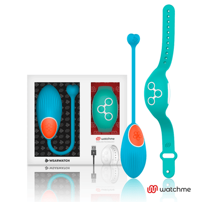 WEARWATCH - WATCHME TECHNOLOGY REMOTE CONTROL EGG BLUE / AQUAMARINE - Kink&Play