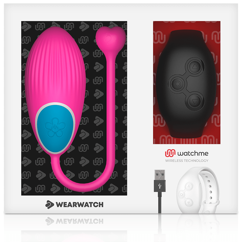 WEARWATCH - WATCHME TECHNOLOGY REMOTE CONTROL EGG FUCHSIA / JET - Kink&Play