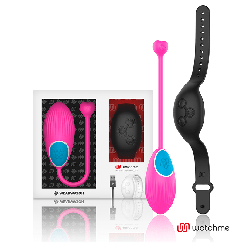 WEARWATCH - WATCHME TECHNOLOGY REMOTE CONTROL EGG FUCHSIA / JET - Kink&Play