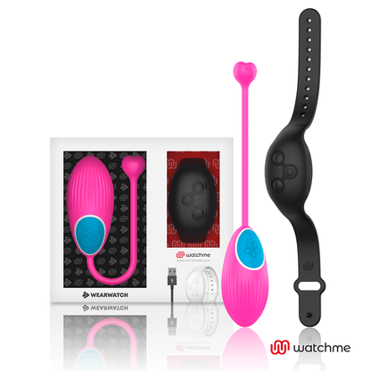 WEARWATCH - WATCHME TECHNOLOGY REMOTE CONTROL EGG FUCHSIA / JET - Kink&Play