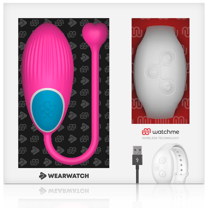 WEARWATCH - WATCHME TECHNOLOGY REMOTE CONTROL EGG FUCHSIA / NIVEO - Kink&Play