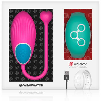 WEARWATCH - WATCHME TECHNOLOGY REMOTE CONTROL EGG FUCHSIA / SEAWATER - Kink&Play