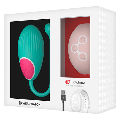WEARWATCH - WATCHME TECHNOLOGY REMOTE CONTROL EGG SEA WATER / PINK - Kink&Play