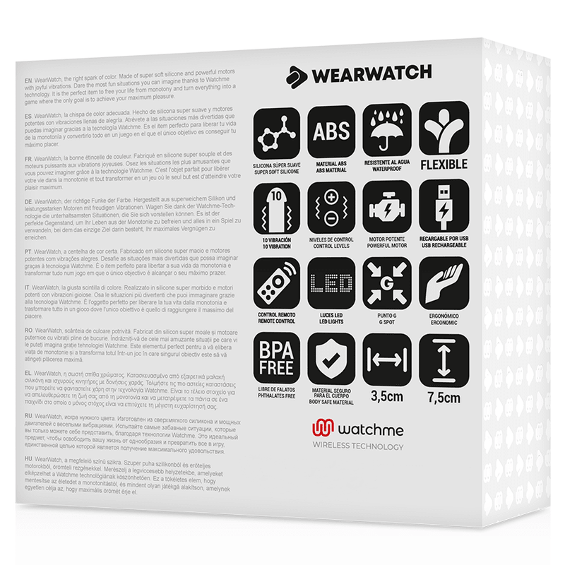 WEARWATCH - WATCHME TECHNOLOGY REMOTE CONTROL EGG SEA WATER / PINK - Kink&Play