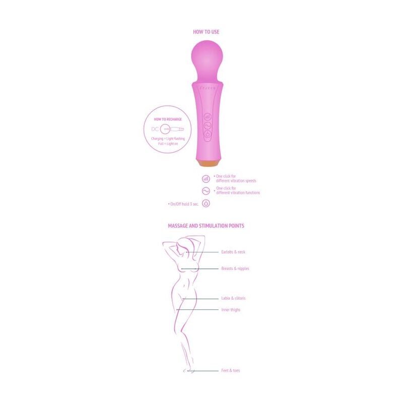 XOCOON - THE PERSONAL WAND FUCHSIA - Kink&Play