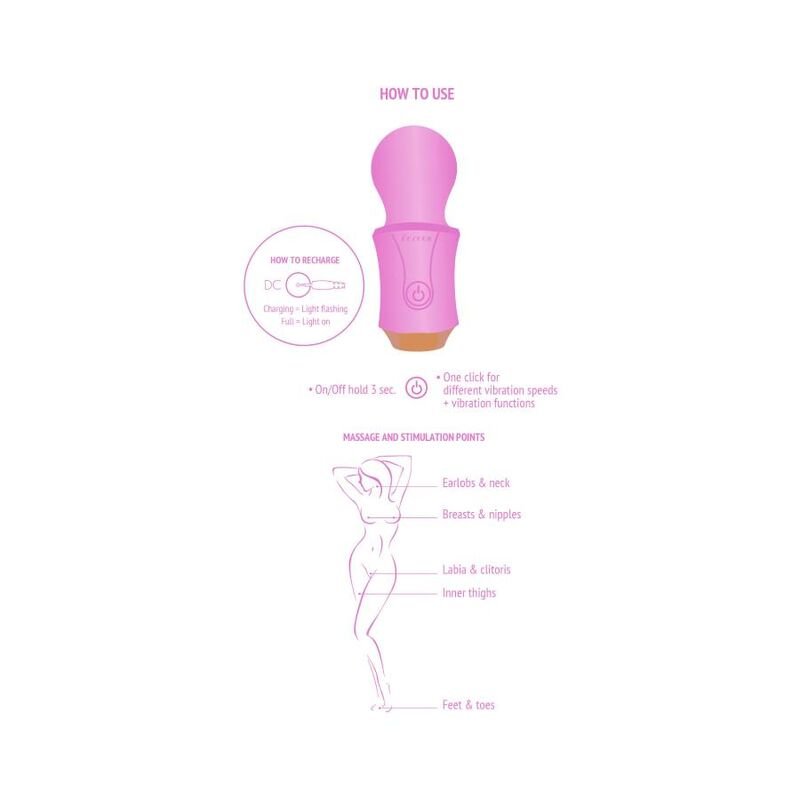 XOCOON - THE TRAVELLER WAND FUCHSIA - Kink&Play