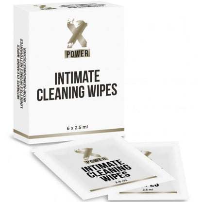 XPOWER - INTIMATE CLEANING WIPES 6 UNITS - Kink&Play