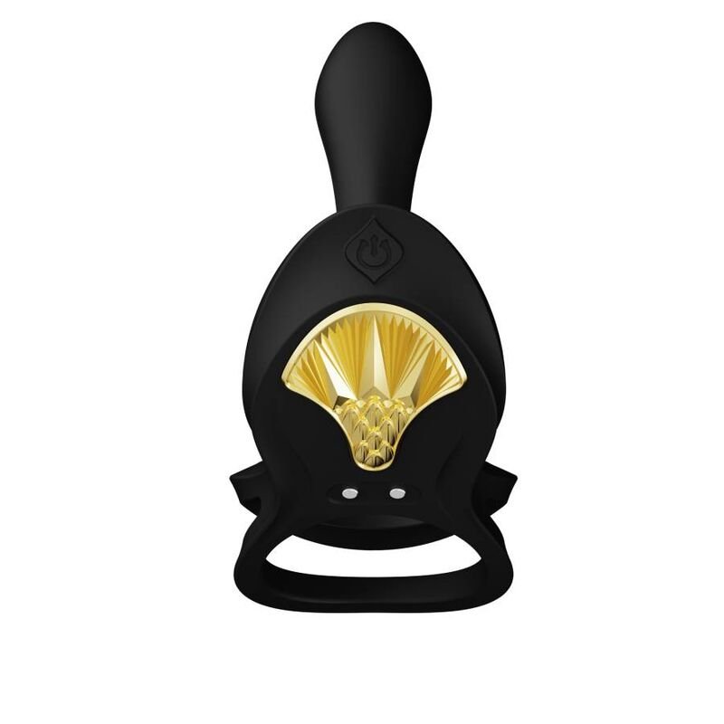 ZALO - BAYEK VIBRATING COUPLES RING BLACK - Kink&Play