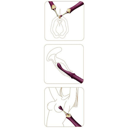 ZALO - BESS 2 CLITORAL MASSAGER BLACK - Kink&Play
