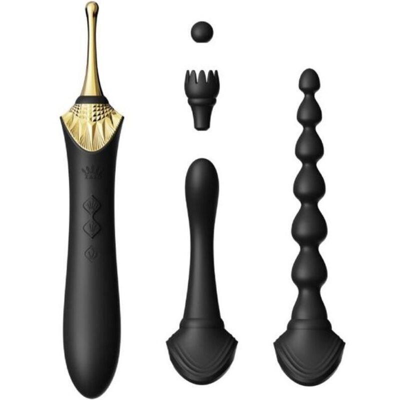 ZALO - BESS 2 CLITORAL MASSAGER BLACK - Kink&Play